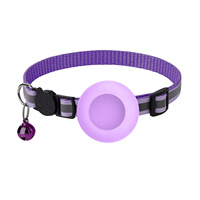 Collier GPS pour chat personnalisé, simple, mignon, sûr, imperméable, léger, avec support amovible pour AirTag, vente en gros