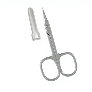 Tijeras para manicura Apple de acero inoxidable, 4,5x9,4 cm, cortacutículas con hoja afilada, K2253 - Product Image 1