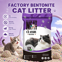 Fabricant Direct 20 KG Litière pour Chat Écologique Agglomérante Rapide Sans Poussière Arena Para Gato Bentonite Anti-Odeur pour Importateurs