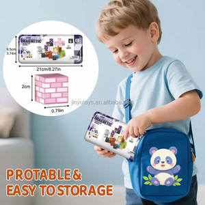 Lot de 40 blocs de construction magnétiques 3D en plastique pour animaux de la ferme, jouets magnétiques magnétiques, jouets magnétiques, nouveau modèle - Product Image 4