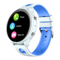 2024 nuevo reloj inteligente 4G GPS para niños, videollamada redonda, teléfono con recordatorio de llamada de seguimiento antipérdida, resistente al agua a estándar IP67