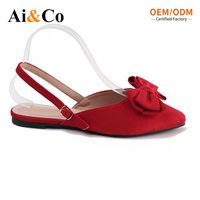 Chaussures plates décontractées grande taille pour femme, en faux daim, avec bride arrière, nœud décoratif, à enfiler, semelle extérieure en TPR, semelle intérieure souple et réglable