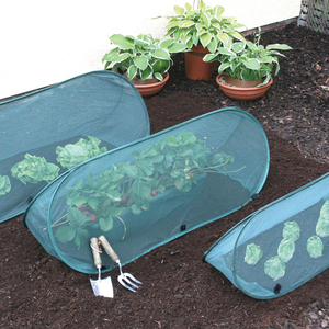 Foldable Mini <b>Mesh</b> Metal Frame Modern <b>Garden</b> Grow Tunnel for Protecting Plants - Product Image 1