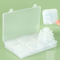 YUZMEI Boîtes de rangement transparentes pour bijoux, ensembles de conteneurs en plastique pour perles, étuis de rangement pour diamants artisanaux, organisateur de cosmétiques en gros