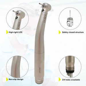 Pieza de Mano Dental con Rodamiento Cerámico Japonés PA-NA Plus con Botón de Presión LED Turbina de Aire de Alta Velocidad Estándar y Contra-Ángulo - Product Image 6