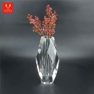 Hitop סיטונאי חמה למכירה גיאומטרי קריסטל פרחוני אגרטל קישוט אגרטל קריסטל בסגנון נורדי למרכז חתונה - Product Image 1