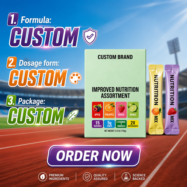 Private Label OEM Electrolyte Powder Hydration Drink for Adults 6g Halal Certified No Artificial Sweeteners Custom Logo Energy
