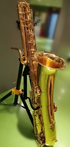 Haute Qualité Or laque Bb ton <span class=keywords><strong>Saxophone</strong></span> Basse (JBS-2000) - Product Image 3