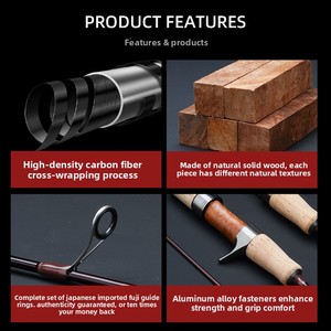 Cần câu cá chép YG022X siêu mềm, chất liệu carbon, vòng dẫn hướng Fuji, có thể điều chỉnh, hành động nhanh UL, cần câu vi vật, màu trắng - Product Image 3