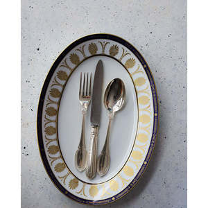 Ensemble de couverts en alliage d'argent Di Cristofalo Andria de haute qualité, 75 pièces, manche en bois, réutilisable, en laiton, pour le thé et la cuisine, style européen moderne - Product Image 4