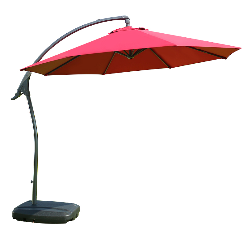 3M 8 Ribs Luxury Foldable outdoor yard patio cantilever parasol garden umbrella