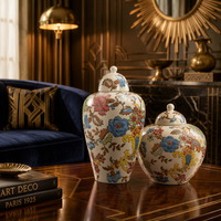 Vase en céramique Art Déco européen populaire pour la décoration de la maison, utilisation sur table de salon