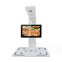 Terminal de Pago Inteligente con Visión Artificial para Cafeterías, Kiosco de Autoservicio con Bandeja para Comida para Cantinas
