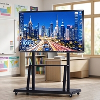 Vente flash : Tableau blanc interactif multimédia tout-en-un avec écran tactile LED de 55 pouces, affichage LCD pour téléconférence, en vente