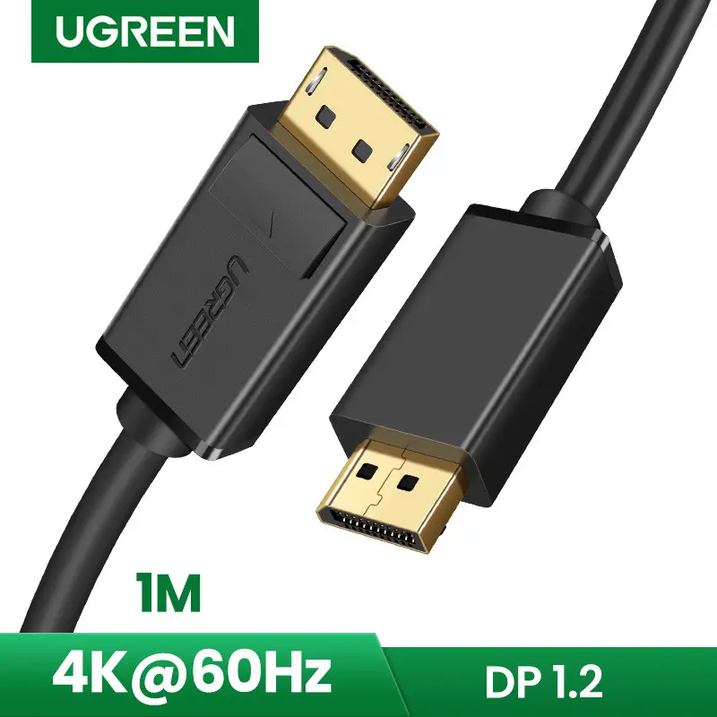 Ugreen Displayport Kabel 4K/60Hz 144Hz Display Port Kabel 1.2 Voor Hdtv Projector Pc 144Hz displayport Naar Displayport Kabel 1.2