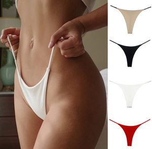 Bikini Personalizzato con Logo, <span class=keywords><strong>Perizoma</strong></span> da Spiaggia, Costume da Bagno Femminile, Slip Sexy a T-back, <span class=keywords><strong>Perizoma</strong></span> Bikini G-string per Signore - Product Image 1
