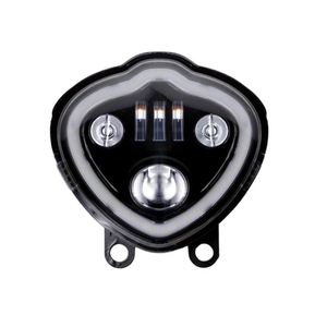 Phare LED noir pour moto Yongjin pour <span class=keywords><strong>Kawasaki</strong></span> Vulcan S <span class=keywords><strong>650</strong></span>/ EN650 2015-2019 - Product Image 2
