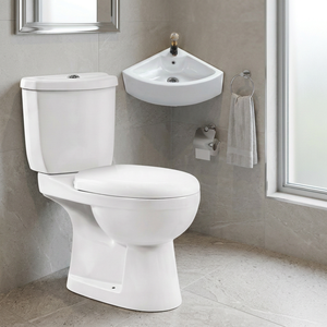 Ensemble de sanitaires de salle de bain en gros : WC suspendu et lavabo mural deux pièces - Product Image 1
