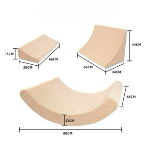 Fauteuil ottoman multi-modulaire Disian en éponge pour enfants, chaise <span class=keywords><strong>inclinable</strong></span> compressible en forme de lune pour la sieste, l'étude et l'usage domestique - Product Image 2