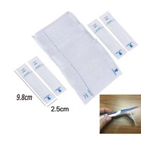 100 Protège-Sondes Jetables de Qualité Alimentaire pour Thermomètre Numérique, Manchons de Protection Transparents en LDPE/EVA de 98 mm, Étui Latéral