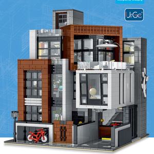 Mork 10204 Bloques de Construcción DIY, Juguetes de Plástico, Serie Villa, Cafetería de Jardín para Niños de 5 a 7 Años, Juguetes de Construcción - Product Image 1