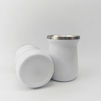 Tasse Yerba Mate à double paroi en acier inoxydable 18/8 avec paille Bombilla Calebasse Tasse à thé à sublimation