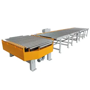 90 Degree Motorized Pallet Handling CDLR Roller Rotary Turntable Conveyor