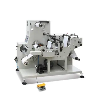 Rotary Automatic Adhesive Sticker Label Die Cutting Auto Rewinding Intermittent Slitting Machine