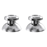 Kit Tombol Thumbstick Analog Logam Kustom Mod UNTUK Kontroler PS5 untuk Gamepad PS5 Asli