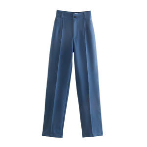 Alxin Online all'ingrosso tinta unita donna pantaloni formali donna Casual nuova moda autunno ragazze abbigliamento donna pantaloni - Product Image 6