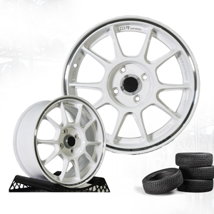 Rueda de Aleación de Aluminio de Lujo con Múltiples Radios 3R WedSport TC1505X Blanca 15x7 4H100 ET38 Mejora para Auto 03685-M16 Malasia - Product Image 4