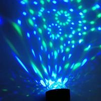 USB Crystal Flash DJ Lights Boule à commande vocale mobile rétro poj dj mini laser led lumières de scène 2022 pour la maison DJ Disco Party