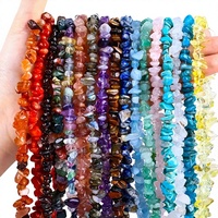 Gravier de cristal naturel percé, irrégulier, brut, en vrac, pour accessoires de bijoux DIY, bracelet, démagnétisation, Chine