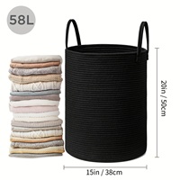 Léger luxe nordique Style simple ménage vêtements sales panier de rangement pour le linge changer les vêtements panier à jouets panier de rangement tissé