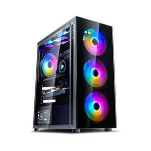 เคสคอมพิวเตอร์ Kunyun รุ่นที่ 12 I9 12900 ชุดประกอบเองแบบ ATX Full Tower อลูมิเนียม รองรับการ์ดจอ 3070 ระบบระบายความร้อนด้วยน้ำ ซีพียู 16-Core สำหรับเล่นเกม ด้านข้างแบบ ATX - Product Image 1