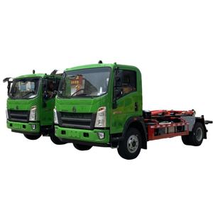 HOWO ยกเบ็ดพร้อมที่เก็บขยะ5-25cbm ยกแขนไฮดรอลิก - Product Image 1