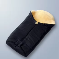Chancelière en peau d'agneau 100% Australian Sheepskin Stroller Bunting Bag Children Travel Sleeping Bag