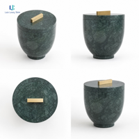 Ensemble d'accessoires de salle de bain Luca Marble Green Breccia |   Marbre naturel pour projets d'hôtels, villas, suites d'hôtes et appartements – Lots ODM/OEM