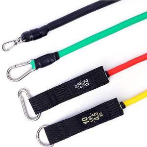 ชุดยางยืดออกกำลังกาย Aofeite Custom Strength TPE One Word Tension 2 Tubes Band 11 ชิ้น พร้อมเชือกดึง - Product Image 3