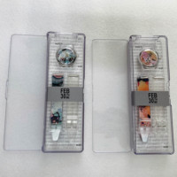 Montre transparente à motif africain avec impression personnalisée, avec visage et bandeau, montre super clone