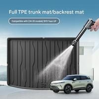 Tapis de sol de voiture en TPE sur mesure, tapis de coffre pour BYD Yuan up ATTO 2 2024, imperméables, toutes saisons