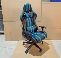Kursi Gaming PC Rocker Mewah Ukuran Besar dan Tinggi, Sandaran Tangan Dapat Disesuaikan