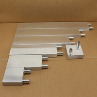 Bloc de refroidissement par eau en aluminium de l'électronique intelligente bloc de radiateur de refroidisseur liquide pour le boîtier d'ordinateur de serveur de châssis d'unité centrale 40*80*12mm