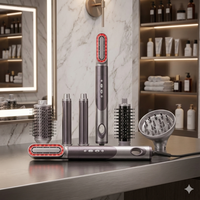 Moteur sans balais haut de gamme 110000 tr/min Styler capillaire 5 en 1 Professionnel Infrarouge et ions négatifs Outil multifonctionnel