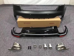 Kit carrosserie pour <span class=keywords><strong>Audi</strong></span> A4 <span class=keywords><strong>S4</strong></span> B9 2017 2018 2019 <span class=keywords><strong>2020</strong></span>, style RS4, pare-chocs avant et arrière avec calandre et diffuseur - Product Image 2