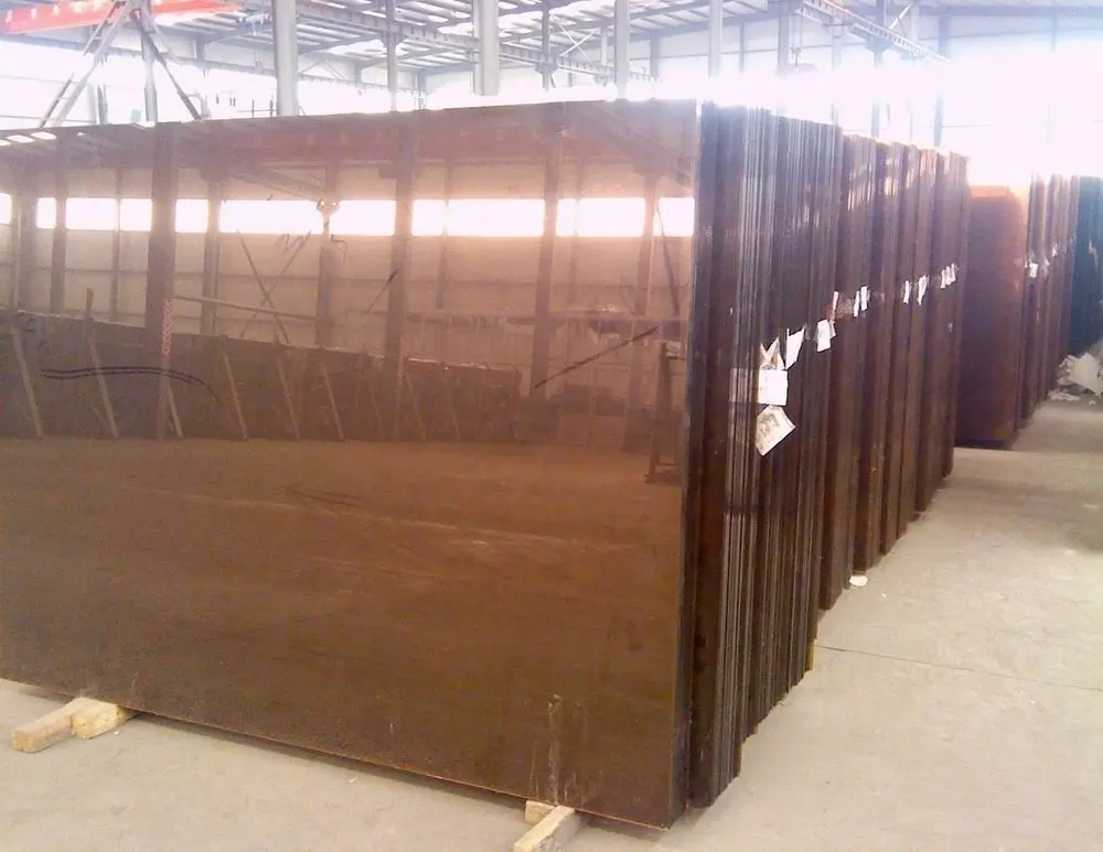 3Mm ~ 12Mm Euro Bronze Float Glass/Kính Nổi Màu Với Giấy Chứng Nhận ISO & CE Đồng Tinted Glass 4Mm