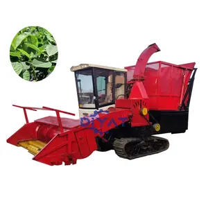 2.4m Working Width Self Propelled Combine Silage Plants Harvester for Cattle Feed/grass Forage Corn Silage Harvester 3 Rows