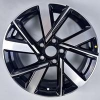 Nuevas Llantas de Aleación Fundida Originales de Fábrica de 19 Pulgadas 5*120 6.5J, Llantas de Aleación Negras Mecanizadas, Compatibles con Autos de Pasajeros BYD Seal U