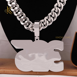 Éblouissant personnalisé Moissanite diamant pendentif Unique Hip Hop Style pendentif luxe déclaration bijoux pour hommes et femmes confiants - Product Image 6