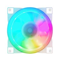8025 80mm boîtier d'ordinateur ventilateur roulement magnétique ARGB Sync 4Pin PWM 8cm PC système de refroidissement CPU radiateur refroidisseur RGB ventilateur